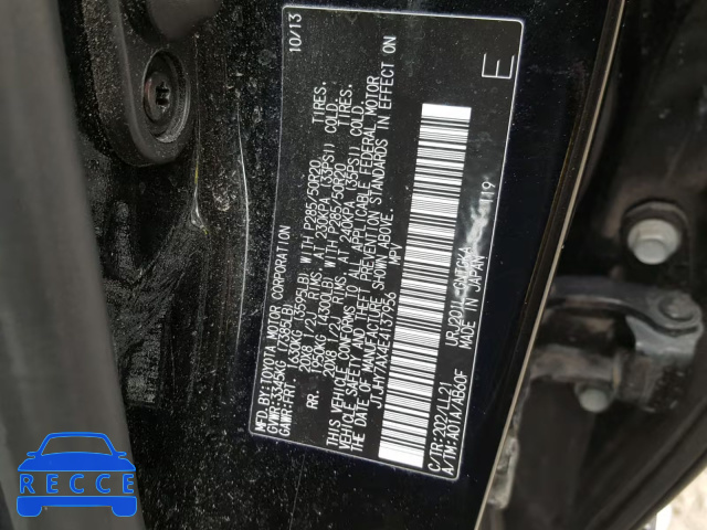 2014 LEXUS LX 570 JTJHY7AX4E4137956 image 9