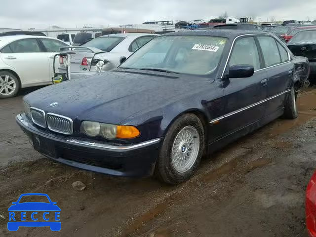 1999 BMW 740 I AUTO WBAGG8336XDN75380 зображення 1