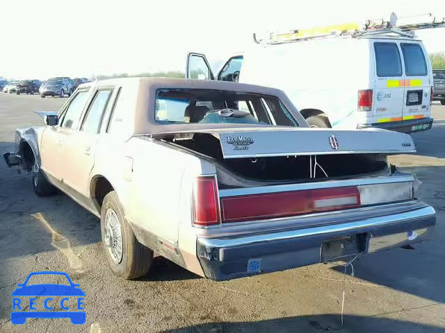 1986 LINCOLN TOWN CAR 1LNBP96F3GY602841 image 2