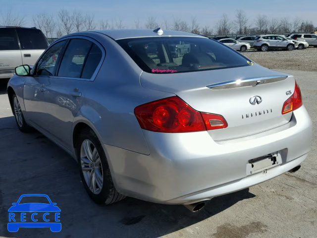 2011 INFINITI G25 BASE JN1DV6AP3BM600687 image 2