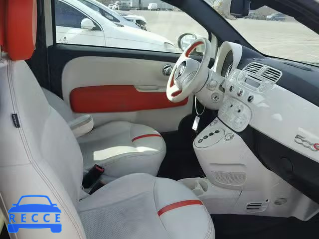 2013 FIAT 500 ELECTR 3C3CFFGE9DT740305 зображення 4