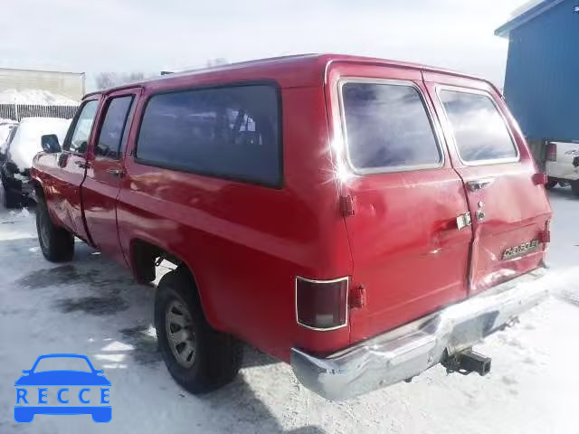 1991 CHEVROLET SUBURBAN V 1GNEV16K7MF150915 image 2