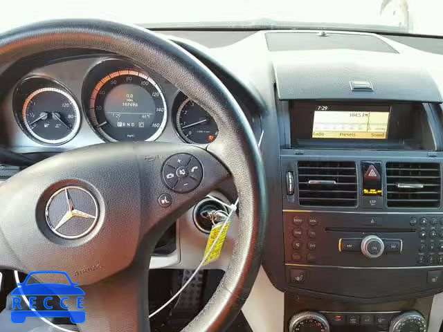 2009 MERCEDES-BENZ C 350 WDDGF56X49R054754 image 8