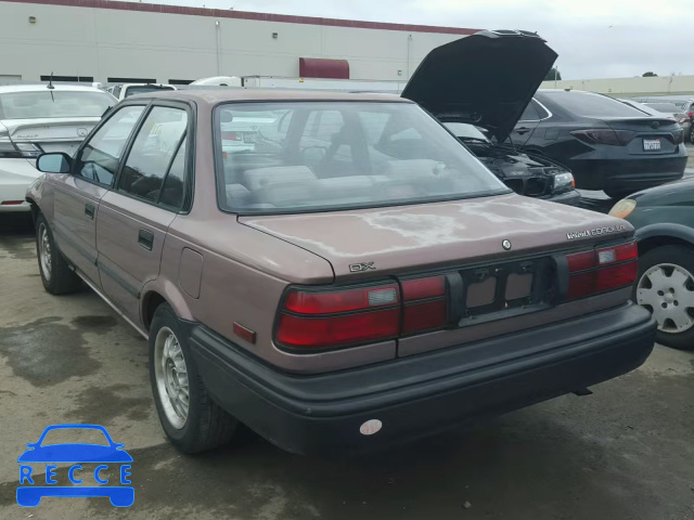 1992 TOYOTA COROLLA DL 1NXAE94A7NZ319291 зображення 2