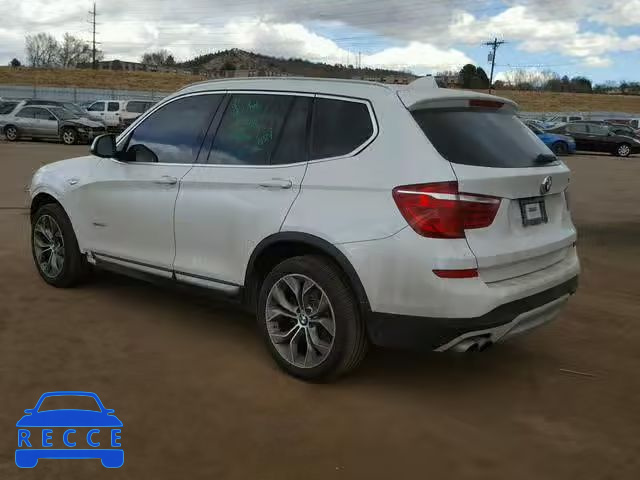 2015 BMW X3 XDRIVE3 5UXWX7C58F0K32729 Bild 2