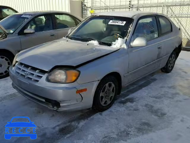 2003 HYUNDAI ACCENT BAS KMHCG35G53U246051 image 1