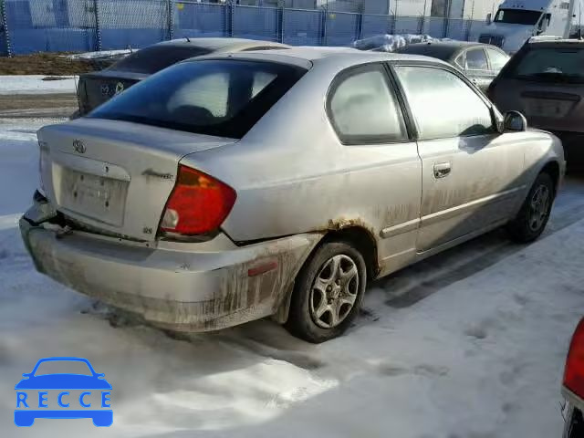 2003 HYUNDAI ACCENT BAS KMHCG35G53U246051 image 3