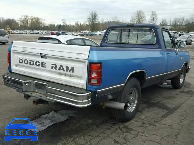 1990 DODGE D-SERIES D 1B7KE2686LS606916 image 3