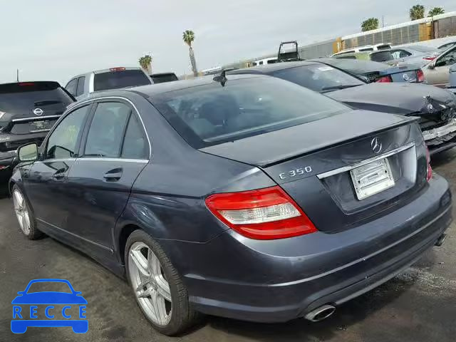 2009 MERCEDES-BENZ C 350 WDDGF56X79R057972 image 2