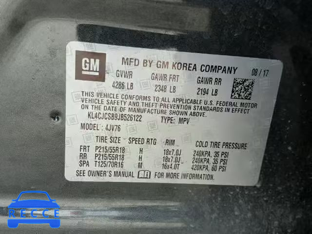 2018 BUICK ENCORE ESS KL4CJCSB9JB526122 Bild 9