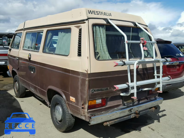 1984 VOLKSWAGEN VANAGON CA WV2ZB025XEH080122 зображення 2