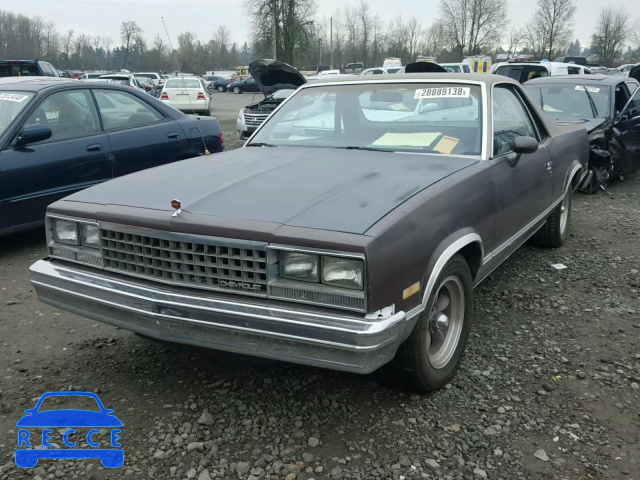 1984 CHEVROLET EL CAMINO 1GCCW80A7ER117385 image 1