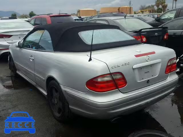 2001 MERCEDES-BENZ CLK 430 WDBLK70G51T073764 image 2