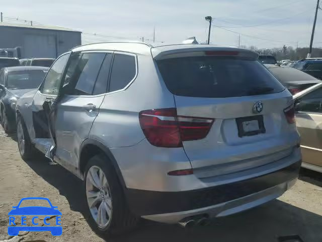 2012 BMW X3 XDRIVE3 5UXWX7C59CL976222 Bild 2