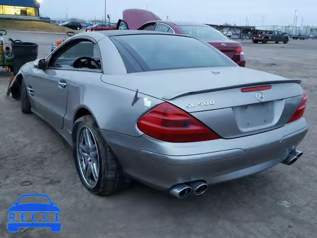 2004 MERCEDES-BENZ SL 500 WDBSK75F04F069720 image 2