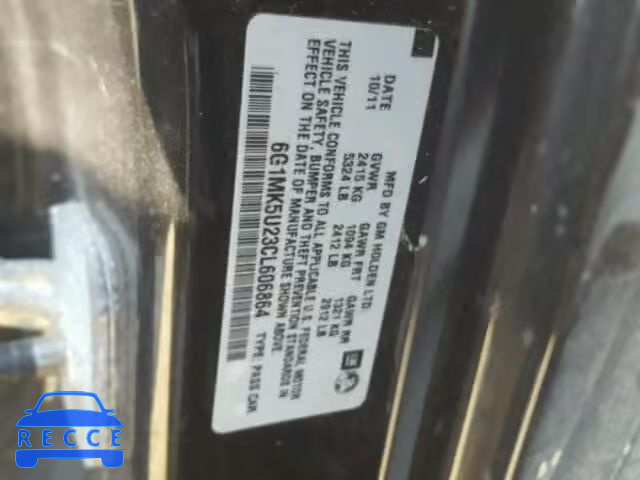 2012 CHEVROLET CAPRICE PO 6G1MK5U23CL606864 image 9