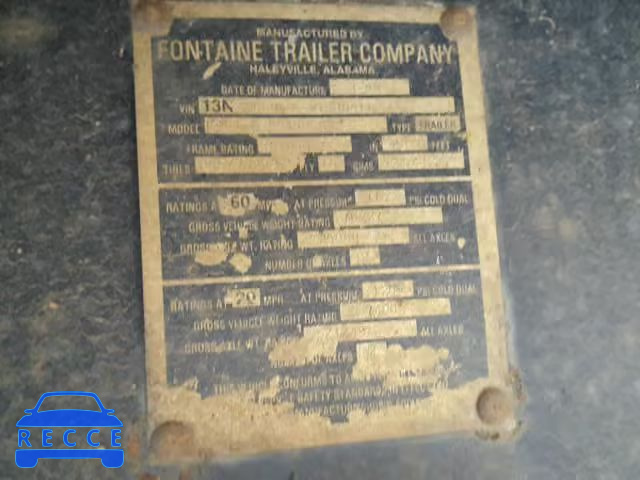 1998 FONTAINE TRAILER 13N248306W1580411 Bild 9