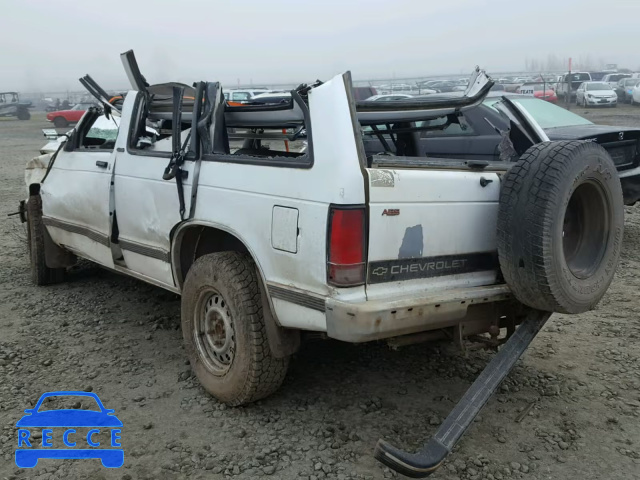 1992 CHEVROLET BLAZER S10 1GNDT13Z9N2168537 image 2