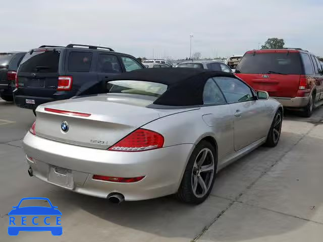 2008 BMW 650 I WBAEB53528CX63410 image 3