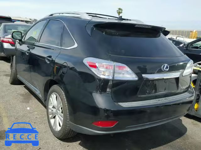 2012 LEXUS RX 450 JTJBC1BA2C2427911 image 2
