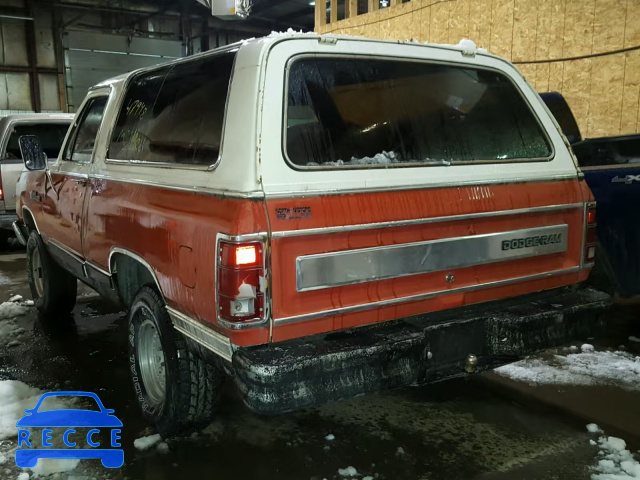 1986 DODGE RAMCHARGER 3B4HW12WXGM619508 image 2