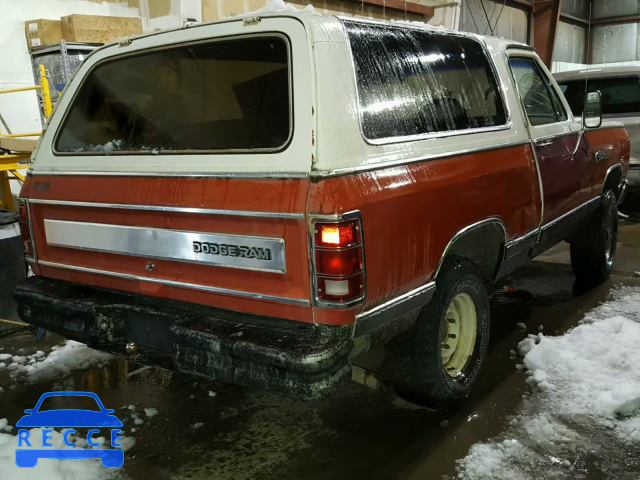 1986 DODGE RAMCHARGER 3B4HW12WXGM619508 image 3