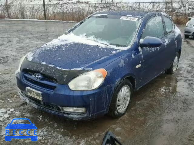 2007 HYUNDAI ACCENT BAS KMHCN35C77U054462 image 1