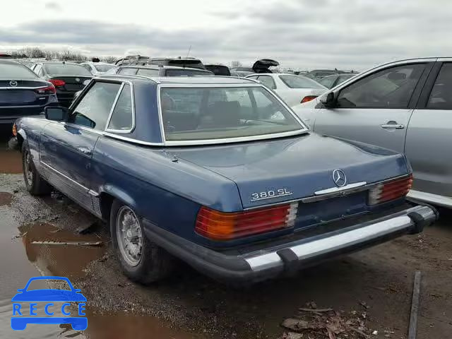 1983 MERCEDES-BENZ 380 SL WDBBA45A8DB020083 зображення 2