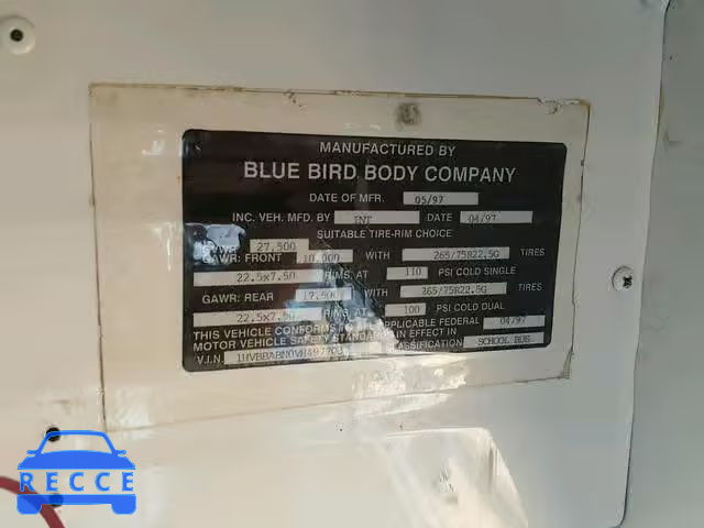 1997 INTERNATIONAL 3000 3800 1HVBBABN0VH497703 image 9