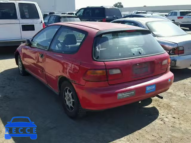 1992 HONDA CIVIC VX 2HGEH2364NH509412 зображення 2