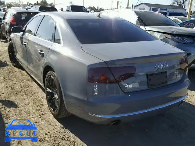 2011 AUDI A8 QUATTRO WAUAVAFDXBN001164 image 2