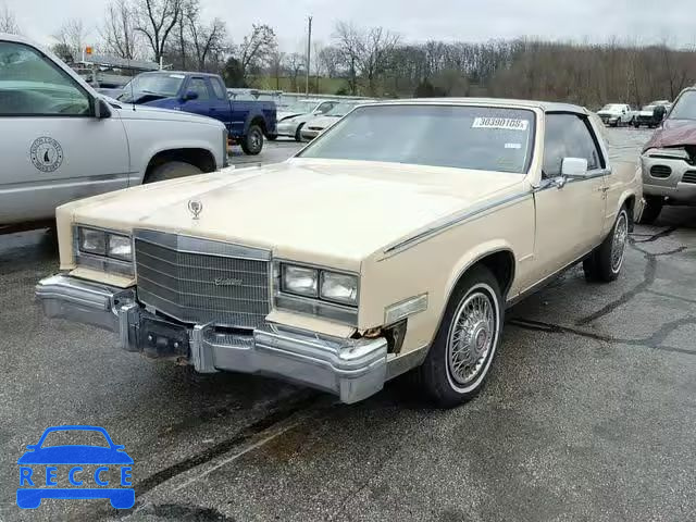 1984 CADILLAC ELDORADO 1G6AL5780EE627461 image 1