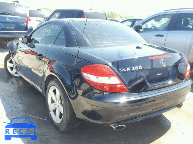 2007 MERCEDES-BENZ SLK 280 WDBWK54F37F138377 image 2