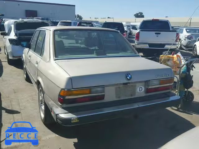 1987 BMW 535 I AUTO WBADC840XH1722970 image 2