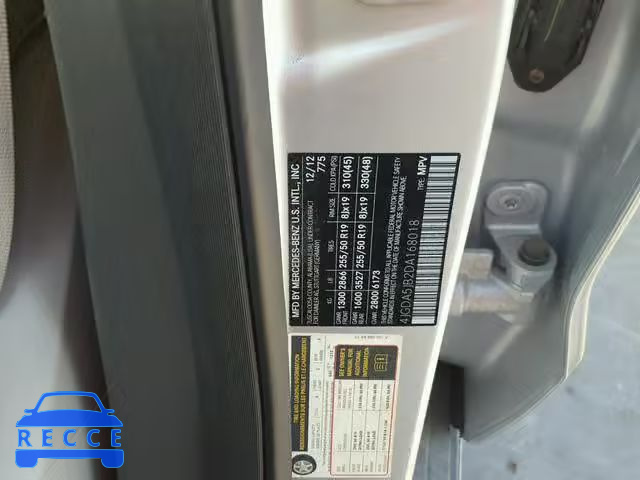 2013 MERCEDES-BENZ ML 350 4JGDA5JB2DA168018 image 9