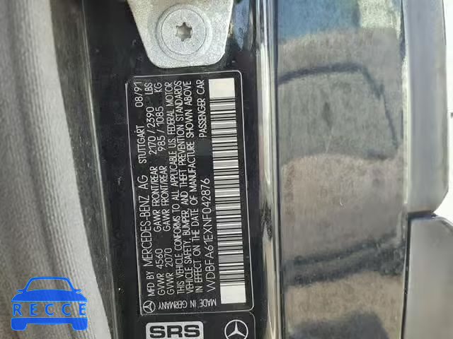 1992 MERCEDES-BENZ 300 SL WDBFA61EXNF042876 image 9