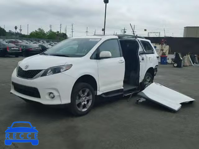 2014 TOYOTA SIENNA SPORT 5TDXK3DC9ES438695 image 1