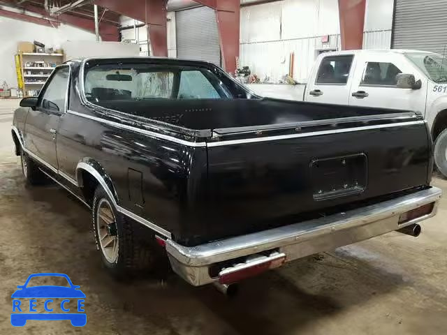 1987 CHEVROLET EL CAMINO 3GCCW80H7HS903749 image 2