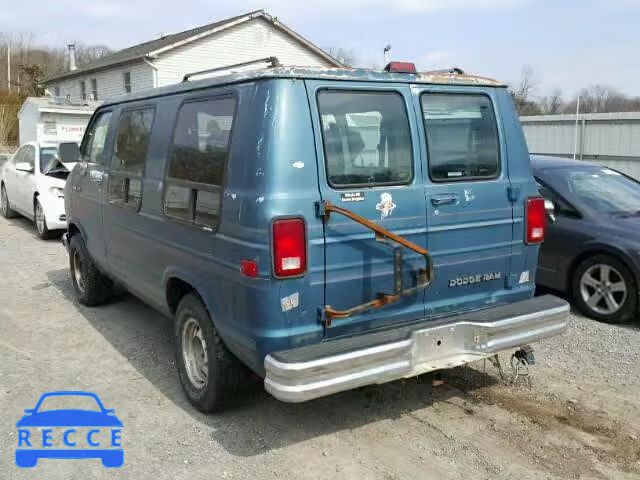 1992 DODGE RAM VAN B2 2B6HB21XXNK138238 зображення 2