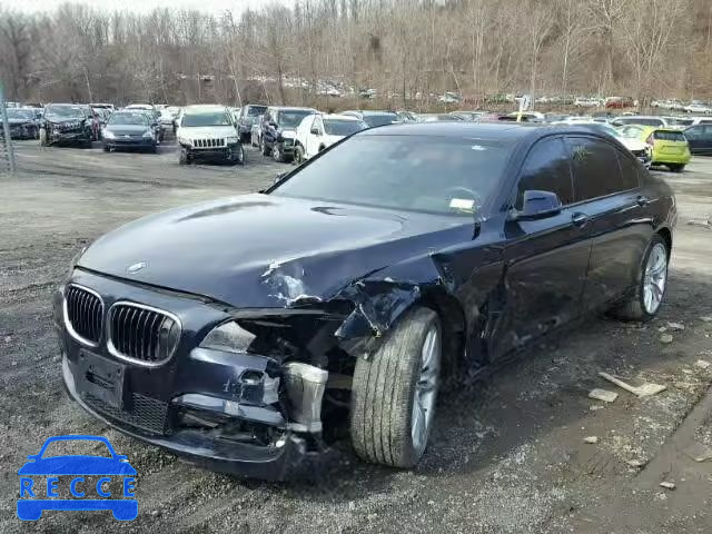 2014 BMW 750 LI WBAYE8C5XED780421 image 1