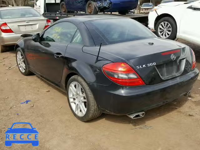 2009 MERCEDES-BENZ SLK 300 WDBWK54F39F191325 image 2