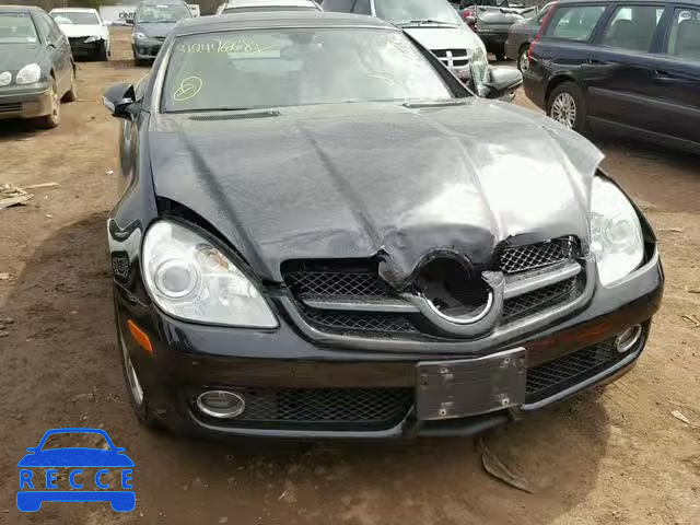 2009 MERCEDES-BENZ SLK 300 WDBWK54F39F191325 image 8