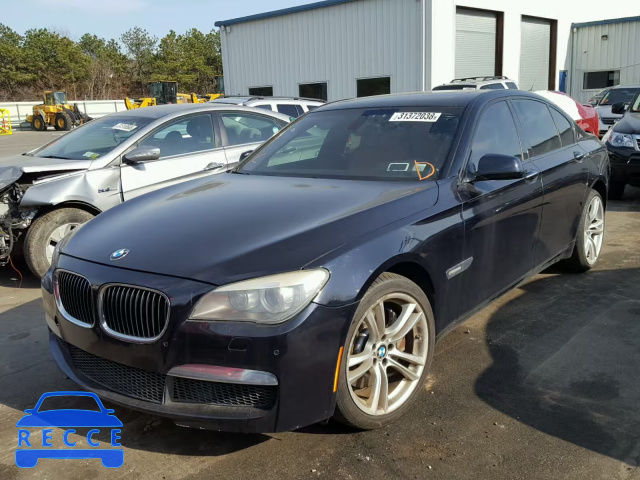 2010 BMW 750 I WBAKA8C51ACY35565 зображення 1