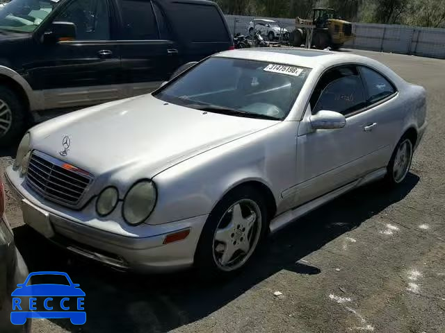 2000 MERCEDES-BENZ CLK 430 WDBLJ70G5YF132842 зображення 1