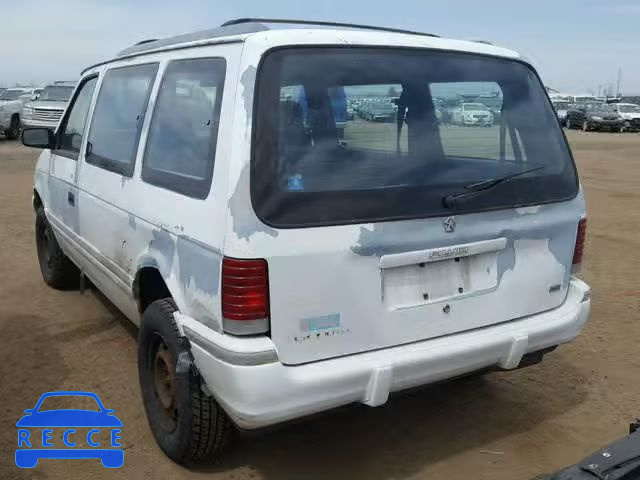 1993 PLYMOUTH VOYAGER SE 2P4GK45R2PR198924 image 2