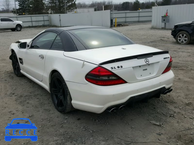 2009 MERCEDES-BENZ SL 63 AMG WDBSK70F49F152386 зображення 2