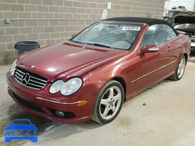 2004 MERCEDES-BENZ CLK 500 WDBTK75G84T031151 зображення 1