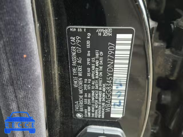 2000 BMW 740 I AUTO WBAGG8345YDN77907 image 9