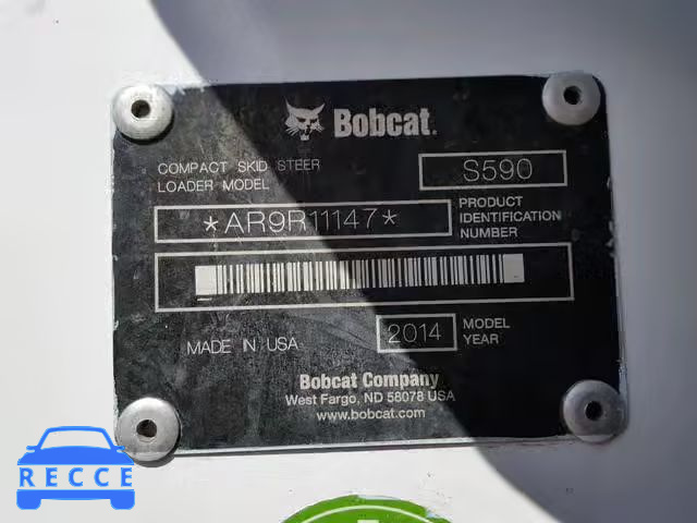 2014 BOBCAT SKIDSTEER AR9R11147 image 9