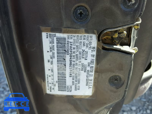 1991 FORD TAURUS LX 1FACP5845MG218693 image 9